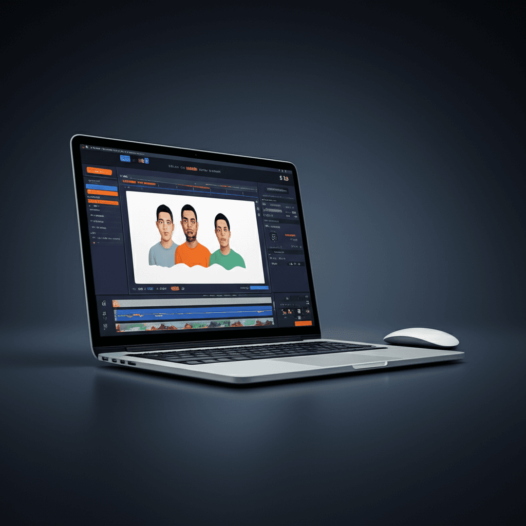Voodley AI Video Creator Interface